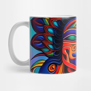 New World Gods (20) - Mesoamerican Inspired Psychedelic Art Mug